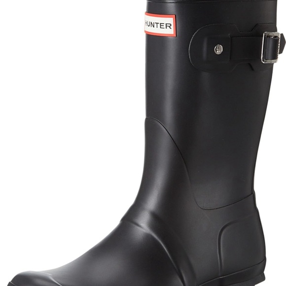 Hunter Women's Original Short Gloss Snow Boot - Picture 2 of 7